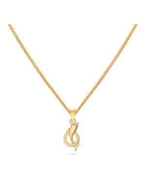 Dolphin Gold Pendant-hover