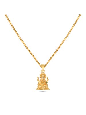 Gold Ganesh Pendant-hover