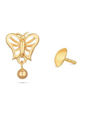 Gold Butterfly Earring-hover