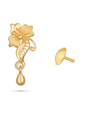 Flower Gold Earring-hover