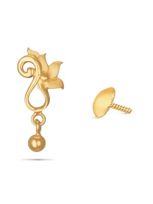 Stunning Flower Gold Earring-hover