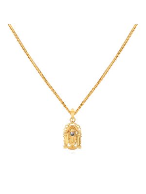 Lord Balaji Gold Pendant-hover