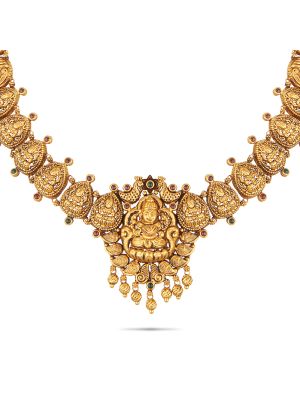 Enchanting Antique Gold Necklace-hover