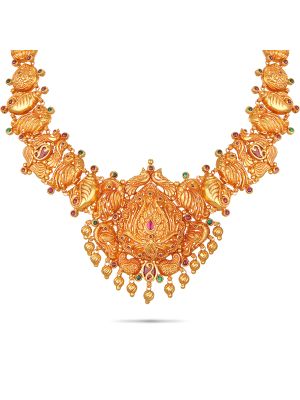 Mesmerizing Peacock Necklace-hover