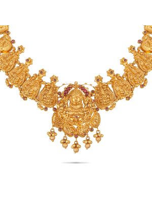 Traditional Gold Necklace-hover