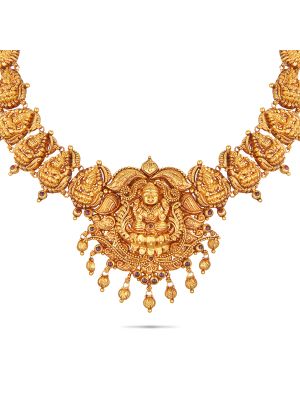 Exciting Nagas Gold Necklace-hover