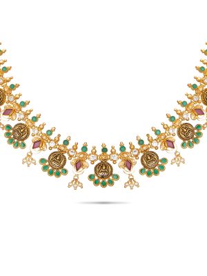 Mesmerising Gold Necklace-hover