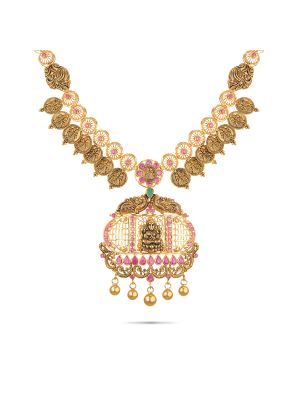 Exciting Temple Gold Necklace-hover