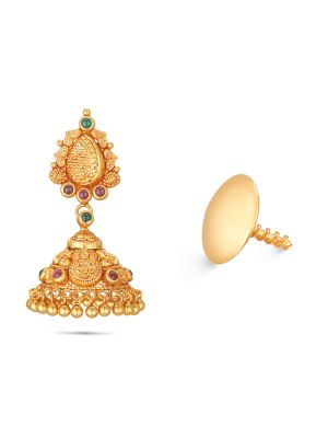 Buy MANVEER ENTERPRISE 1 Gram Gold Earrings German Silver Tops Top Earring  Jhumki Jhumkas Jumka Studs Online at Best Prices in India - JioMart.