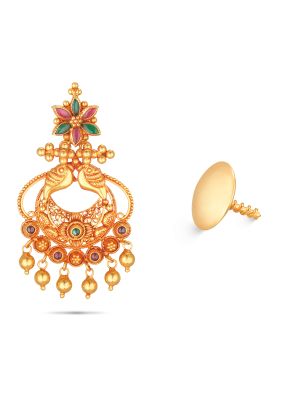 Traditional Enchanting Gold Earring-hover