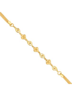 Elegant Flower Gold Bracelet-hover