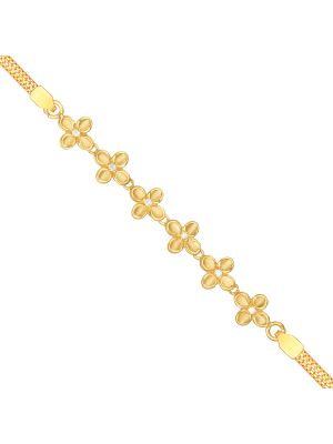 Latest Flower Design Gold Bracelet-hover