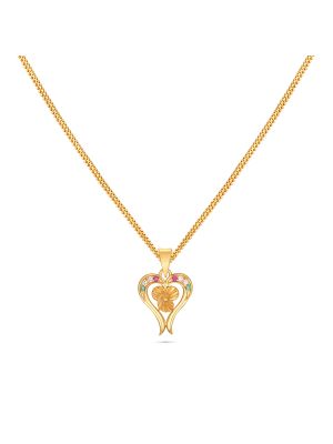 Gold Heart Pendant-hover