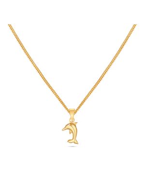 Gold Dolphin Pendant-hover