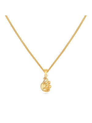 Gold Peacock Pendant-hover