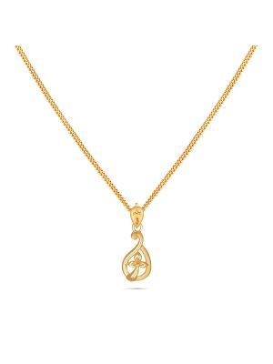 Exquisite Floral Gold Pendant-hover
