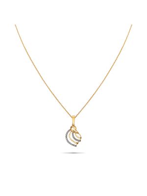 Latest Diamond Pendant With Chain-hover
