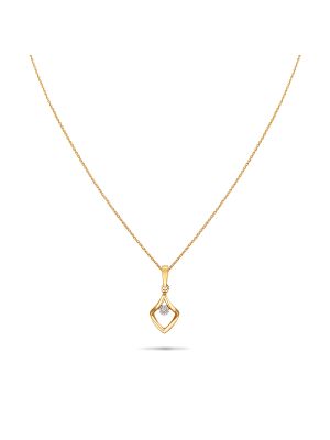 New Stylish Diamond Pendant With Chain-hover