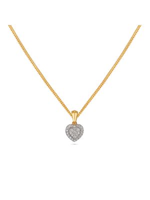 Diamond Heart Pendant-hover