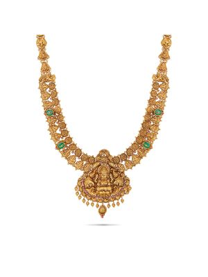 Stunning Temple Gold Malai-hover