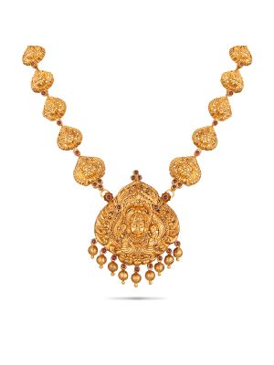 Mesmerising Temple Gold Necklace-hover