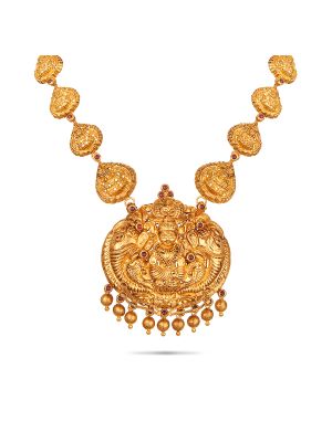 Enchanting Temple Gold Necklace-hover