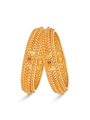 Traditional Gold Bangle-hover