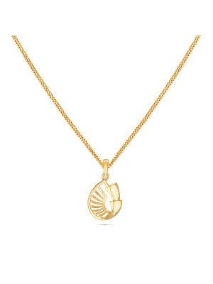 Gold Flower Pendant-hover