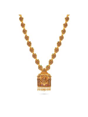 22kt traditional Gold Malai Designs Thangamayil Jewellery