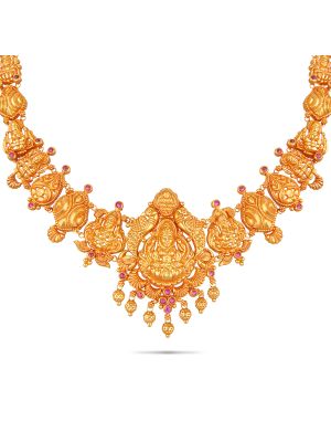 Mesmerising Nagas Gold Necklace-hover