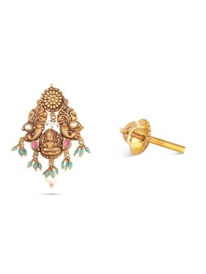 Gold Polki Earring-hover