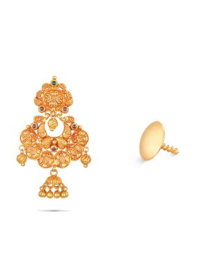 Traditional Wear Gold Earring-hover