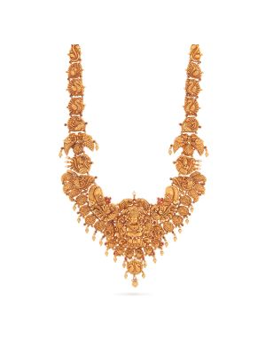 Gorgeous Lakshmi Gold Haram-hover