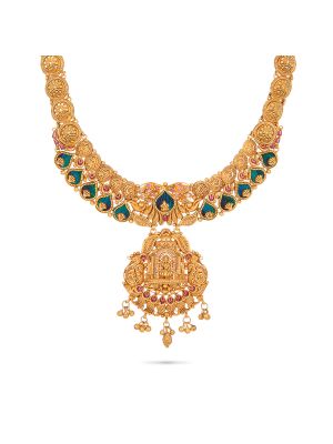Gorgeous Nagas Antique Temple Necklace-hover