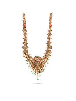 Royal Antique Temple Gold Haram-hover