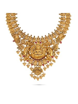Gorgeous Nagas Antique Temple Necklace-hover