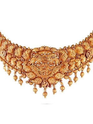 Gorgeous Gold Choker Necklace-hover