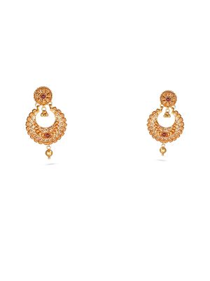 Heritage Moon Drop Earring-hover