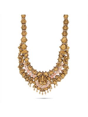 Antique Lakshmi Bridal Haram-hover