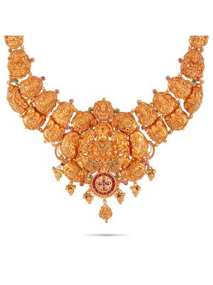 Traditional Temple Necklace-hover