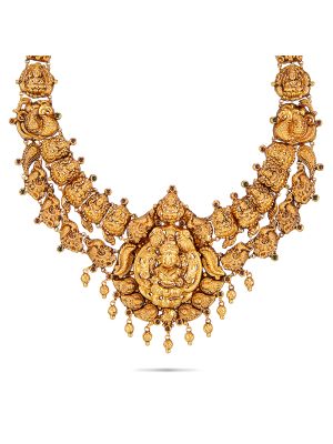 Mesmerising Nagas Antique Necklace-hover