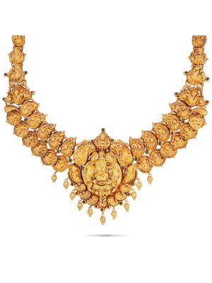 Mesmerising Nagas Antique Necklace-hover