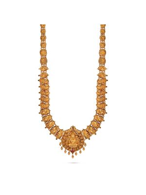 Royal Antique Peacock Gold Malai-hover
