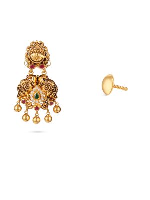 Traditional Antique Balls Earrings-hover