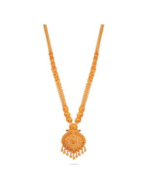 Bridal Leaf and Lotus Motif Malai-hover