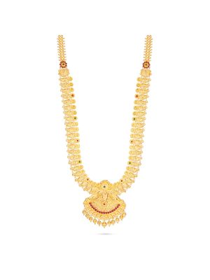 Multi-Stone Lakshmi Kasu Haram-hover