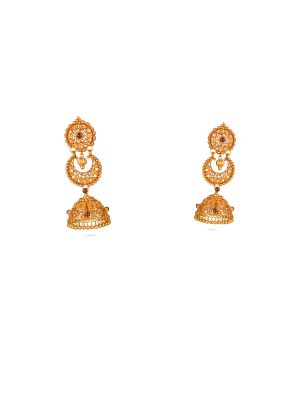 Heritage Moon Jhumka Earring-hover