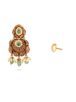 Gold Anmol Swarnam Earrings-hover