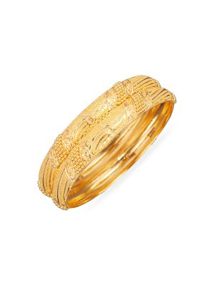 Fancy Broad Ceremony Bangle-hover