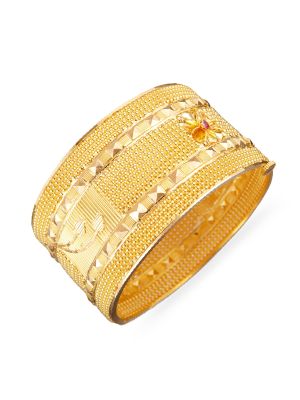 Fancy Broad Bridal Bangle-hover